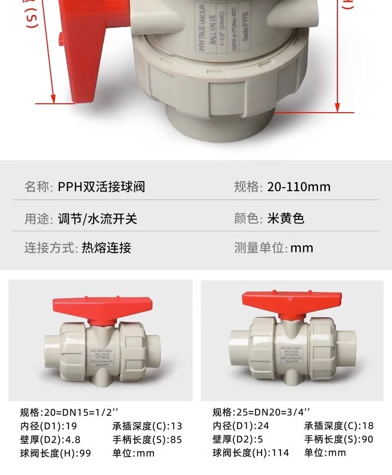 PPH双活接球阀(图3)